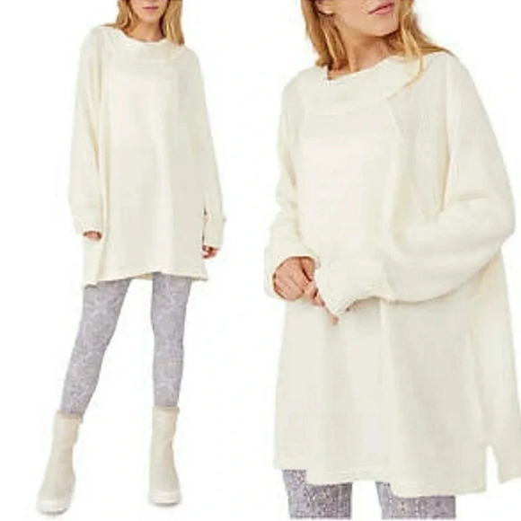 We the Free She’s a Keeper Off White/Ivory Tunic - Picture 1 of 9